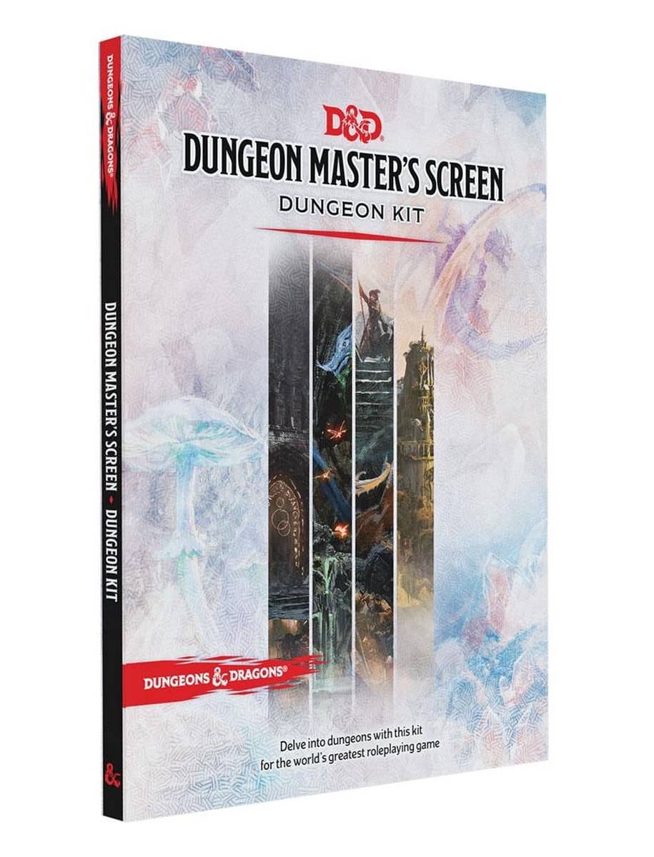 Dungeons & Dragons Spielleiter-Screen Dungeon Kit mit Fantasy-Artwork